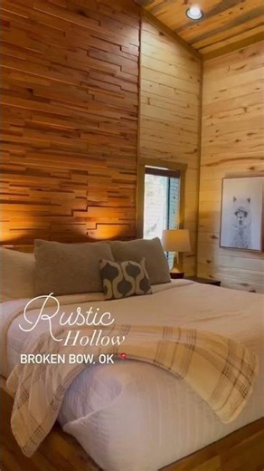 Rustic Hollow Cabin — Broken Bow OK | Private Creek + Hot Tub | Luxury Forest Escape