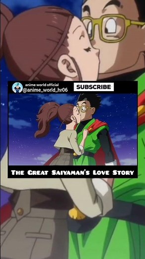 ❤️ Gohan First Kiss! The Great Saiyaman's Real Love Story | Dragon Ball Love Story #dragonballsuper