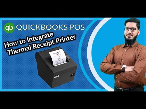 Quickbooks Lesson 08 || How to Install & Integrate Thermal Receipt Printer in Point of Sale Software