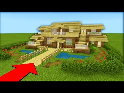 Minecraft Tutorial: How To Make A Wooden Survival House "2019 Tutorial"