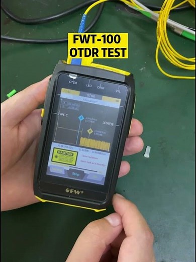 Mini OTDR Active Fiber Live Test 1550nm 20dB Optical Fiber Reflectometer Touch Screen OPM VFL OLS