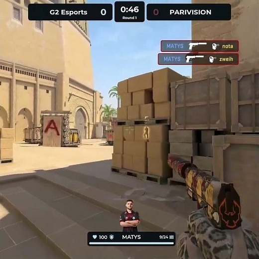 MATYS GOD MODE ACTIVATED with 3 fast kills #pgl #clujnapoca #cs #cs2