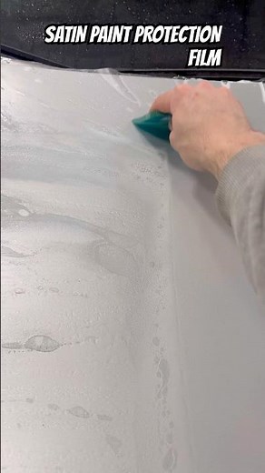 Satisfying Satin PPF Squeegee! #cars#audi#howto#ppf#ppfprotection#trending#fyp#detailing#automobile