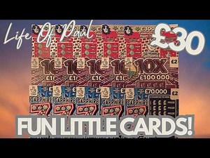 £30 mix of £2 National lottery scratch cards.