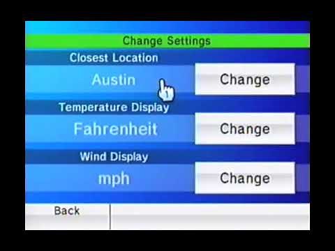 Overview of Forecast Channel on the Nintendo Wii