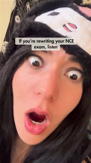 Retaking the NCE? This is your turning point. #nceexam #counselingstudent #studyhacks #examprep #nce