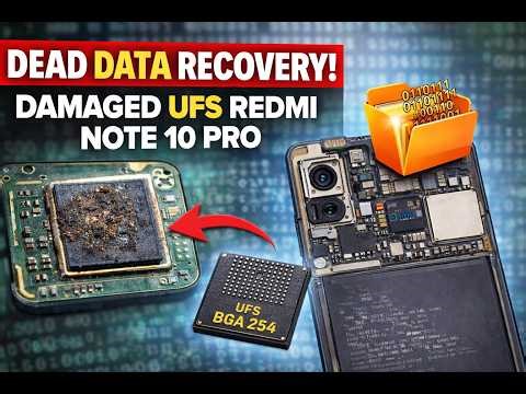DEAD DATA RECOVER FROM DAMAGE UFS REDMI NOTE 10 PRO