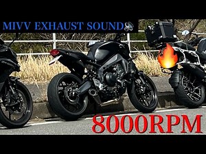 MT-09 2021 MIVV X-M5 FULL EXHAUST SOUND with out db killer