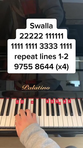Swalla #piano #pianotutorial #pianomusic #swalla #jasonderulo #nickiminaj #tydollasign #foryou #fy #fyp