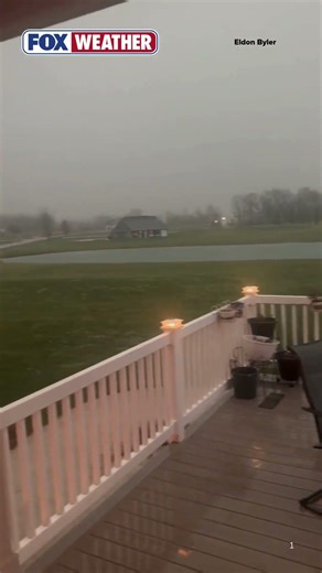 Watch: Roaring Thunder, Lightning, Heavy Rain Slam Auburn, Indiana