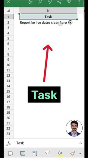 Change Date Format Instantly 😱 Excel TEXT Function Trick ⚡ #shorts