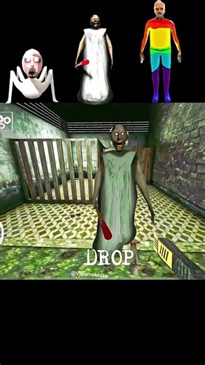 Granny 2 horror games small and biggest ☠️ short 🤯 #shorts #shortsfeed #granny