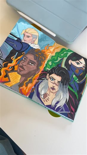 britney - always crafting on Instagram: "working on my fear of men by drawing valorant agents Sova, Phoenix, neon, viper, fade, drawing, acrylic markers, valorant agents, sketchbook, drawing men"