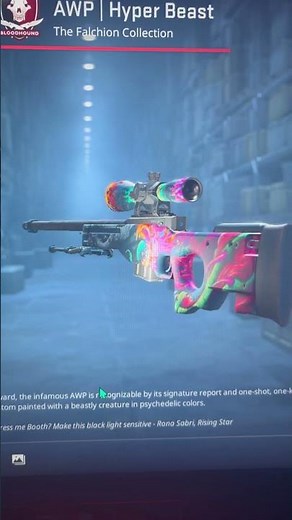 😍 Best AWP hyper beast sticker craft ?? #counterstrike #cs2