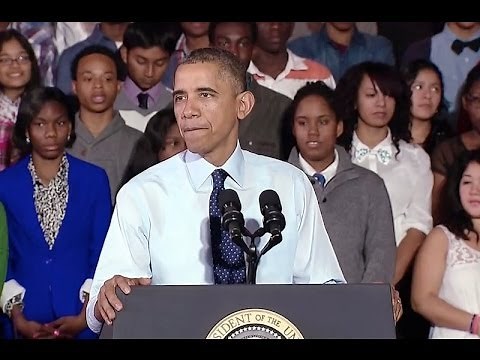 President Obama Speaks on Education and the Economy