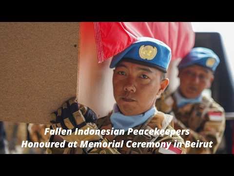 Fallen Indonesian Peacekeepers Honoured at Memorial Ceremony in Beirut