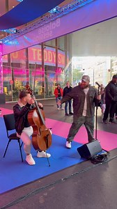 5.5M views · 176K reactions | Wait for it❤️ I was playing the cello on the street when suddenly the world-famous @teddyswims came by and played some of his world hits with me.  | Jodok Cello | Facebook