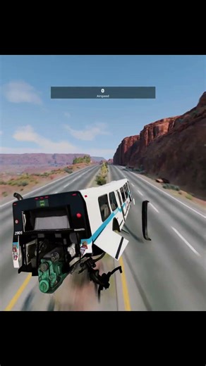 500KM/H Long Bus Crash Test 😱