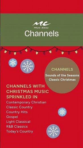 Music Choice 2025 Christmas/Holiday