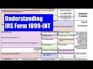 Understanding IRS Form 1099-INT - Your Step-by-Step Guide