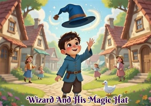 Wizard and His Magic Hat – A Playful Story About Mistakes & Kindness | Kids Ebook - Etsy Canada