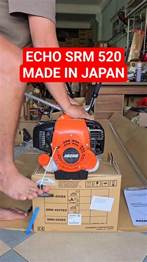ECHO SRM 520, Piston 44mm mà giật siêu nhẹ! #thienvangialai #maycatco #maycuaxich #echo #xuhuong