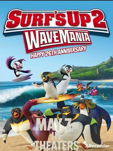 Happy 26th Anniversary Surf's Up 2: Wavemania (1999 - 2025) #surfsup2 #moviesequels #summitanimation