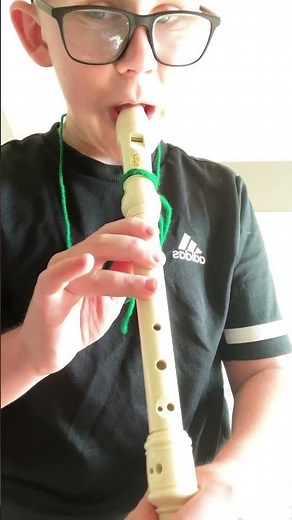 How to play hot cross buns on a recorder