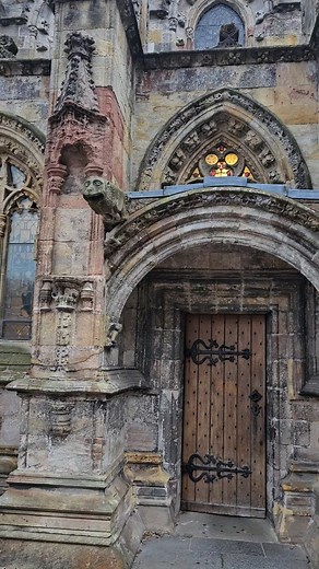 PART ONE - EXTERIOR Rosslyn Chapel, located in the village of Roslin, Scotland, was founded in 1446 by William Sinclair, 1st Earl of Caithness, a nobleman of Norman descent. Originally named the Collegiate Church of St. Matthew, it was built to serve as a place of worship and family mausoleum. The chapel is renowned for its intricate and mysterious stone carvings, which blend Christian, pagan, and even Masonic symbolism. Construction ceased around 1550, leaving parts unfinished. After the Scotti