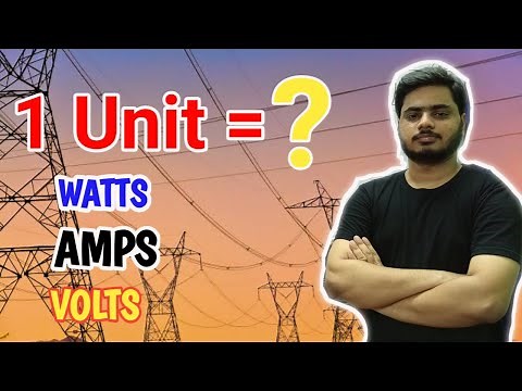 How To Calculate UNITS| WATTS, AMPS,VOLT| தமிழில்