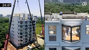 Vídeo | Así se construye en China un edificio de 10 plantas en 28 horas