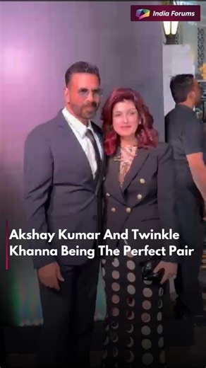 India Forums on Instagram: "Akshay Kumar & Twinkle Khanna always give us major couple goals 😍 . . . #AkshayKumar #TwinkleKhanna #CoupleGoals #IF #IndiaForums"