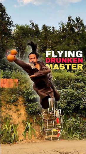 Drunken Master Unleashes Divine Fury 🍶 Flying Kicks of the Eight Immortals #martialarts