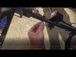 Toro TimeMaster Adjusting Trasmission Tensioning Cable