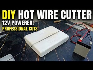 Build Your Own Hot Wire Cutter for Foam || How to make Foam cutter