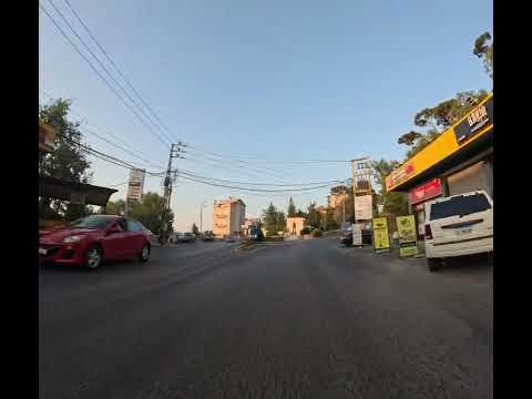 Lebanon Road Trip: Sunset Drive through the mountains towards Zaarour