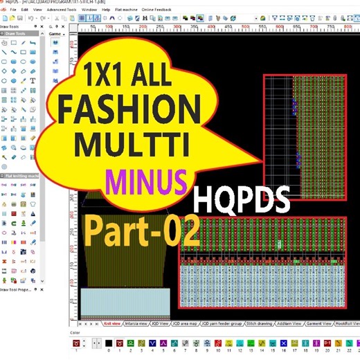 7.1K views · 131 reactions | 1x1 all Stitch doing System part-02 নতুনদের জন্য উপকারে আসবে। আর কোনো ভিডিও দেখতে হবে না। Jacquard Program | Jacquard Program | Facebook