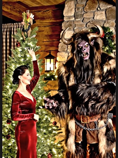 A cryptid uses his own tree topper from Tree Buddies #treebuddies #christmastreedecor #cryptids