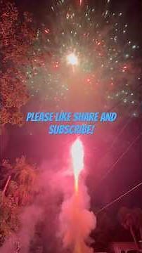 228 shot Wild amazing cake #fireworks #pyro#shorts ￼￼