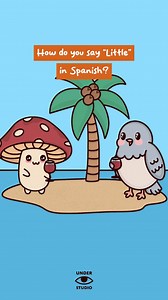 691K views · 14K reactions | Spanish Words Be Like  Mushie & Birdie | Original Audio: Jeremy Jey #spanish #language #learning #animation #mushroom #bird #understudio | Under Studio | Facebook