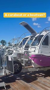 Is it a caravan or a boat? 樂 (the answer is both!) This is from Boat A Home and it’s an adventure-ready caravan boat!  ⛺️ | boatsales.com.au | Facebook
