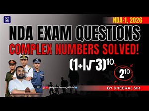 NDA Maths Trick: Solve Purely Real/Imaginary Questions in Seconds | Modulus Concepts | dHEERAJ sIR