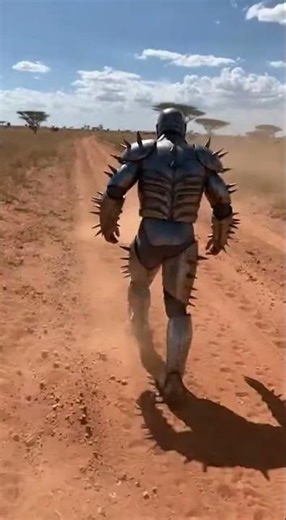 Panda Vs the Spiked Man 😱 #ai #shorts #funny #spikedman #animals #viral