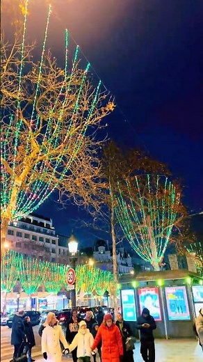 Paris at Night 🌙 Street Life After Dark #parisNaight #paris4k
