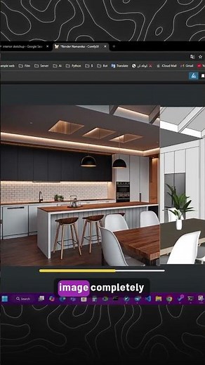 Architecture Ai render using ComfyUi+Flux/SDXLTurn Sketches to renders