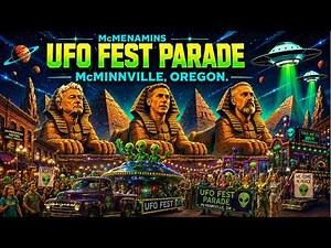 Greatest parade ever! Nobody does a UFO parade better than McMenamins and UFO Fest in McMinville.