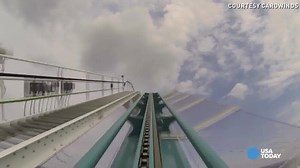 822K views · 2.7K reactions | This new giga-coaster at Carowinds Amusement Park is the tallest in the USA. And at a bone-rattling 95 mph, it will also rank as one of the country's five fastest coasters. | USA TODAY Travel | Facebook