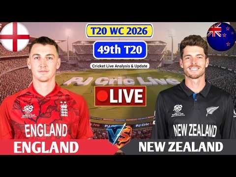England Vs New Zealand 49th T20 Match | Live Score Analysis & Discussion | ENG vs NZ T20 Match