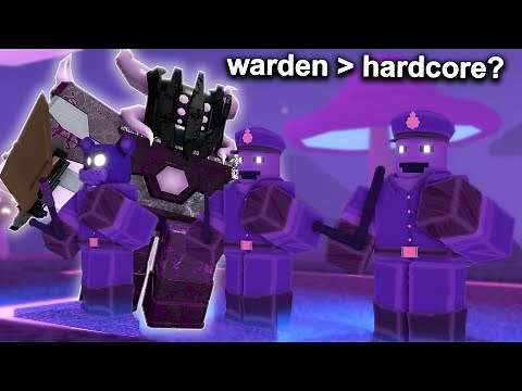 using WARDEN only for TDS Hardcore, can it win? | ROBLOX