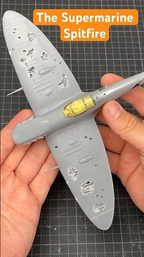 Building the Supermarine Spitfire Mk.Vb scale model Diorama